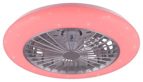 Biała lampa sufitowa LED Stralsund – Trio