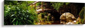 Obraz - Most nad rzeką (170x50 cm)