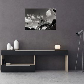 Obraz - Wieża Eiffla w Paryżu (70x50 cm)