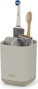 Beżowy plastikowy stojak na szczoteczki do zębów EasyStore – Joseph Joseph