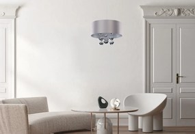 Lampa wisząca BUBBLE LIGHT 40cm szara BPS KONCEPT