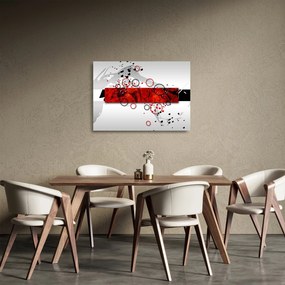 Obraz na szkle abstrakcji (70x50 cm)