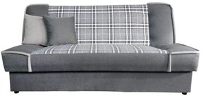 Mela - Wersalka z funkcją spania i pojemnikiem - szara