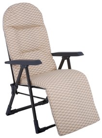 Fotel ogrodowy z podnóżkiem Galaxy Plus H031-05PB PATIO
