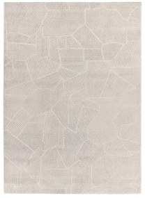 Jasnoszaro-kremowy dywan 133x190 cm Porto – Universal