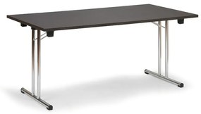 Składany stół konferencyjny FOLD, 1600x800 mm, wenge