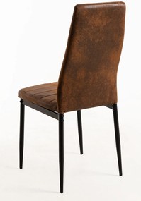 Pakiet 4 krzese Lauter ze sztucznej skóry