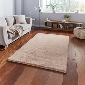 Jasnobrązowy dywan Think Rugs Teddy, 60x120 cm