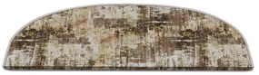 Beżowe dywaniki na schody zestaw 16 szt. 20x65 cm Abstract – Vitaus