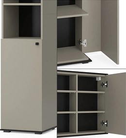 Zestaw mebli łazienkowych szary 60x37x59 joli