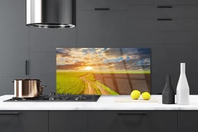 Panel Szklany Horyzont nad Złotym Polem