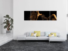 Obraz - Kobieta ze złota (170x50 cm)