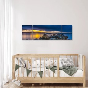 Obraz - Chmury nad wodą (170x50 cm)