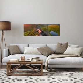 Obraz - Blencathra (z zegarem) (90x30 cm)