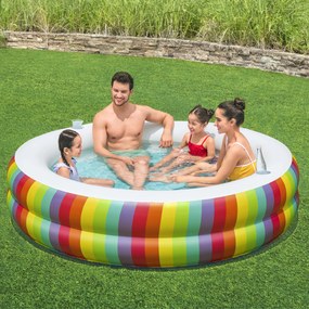 Basen dmuchany Rainbow Dreams™ 206 cm BESTWAY