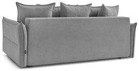 Jasnoszara rozkładana sofa 226 cm Leon – Bobochic Paris