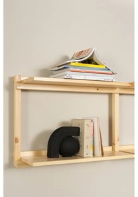 Regał ścienny z litego drewna sosnowego w naturalnym kolorze 192x47,5 cm Groove – Karup Design