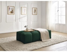 Zielony podnóżek z materiału bouclé Everest – Bobochic Paris