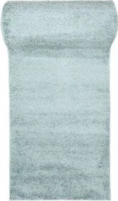 Jasnoniebieski chodnik dywanowy shaggy na metry F7-P94