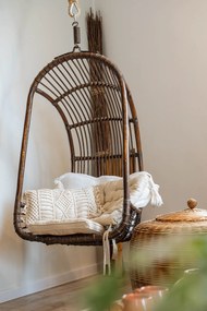 Poduszka dekoracyjna bawełniana MACRALINA, makrama, 30 x 50 cm