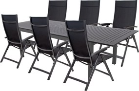 Doppler EXPERT AVANTAGE ogrodowy zestaw wypoczynkowy 6+1 antracyt