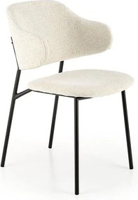 Krzesło tapicerowane K497 kremowe