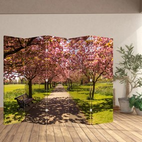 Parawan - Sad czereśni (210x170 cm)