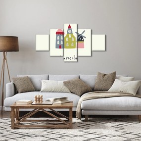 Obraz - Miasta Europy N⁰4 (125x70 cm)