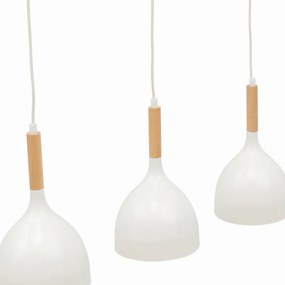 Lampa wisząca WOLDES III biała ELTAP