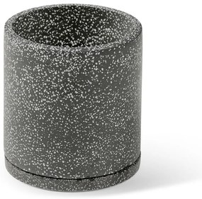 Ciemnoszara doniczka Bonami Selection Terrazzo, ø 34 cm