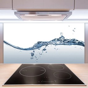 Szkło do Kuchni na Ścianę Błękitne Fale Oceanu