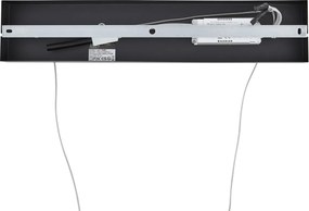 Designerska lampa wisząca H czarna ze złotem z LED z 3-stopniowym ściemnianiem - Joy