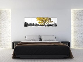 Obraz - Odpoczynek w parku (170x50 cm)