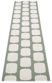 Zielono-kremowy chodnik odpowiedni na zewnątrz 70x300 cm Sten Army – Pappelina