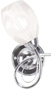 Klasyczny kinkiet ze zdobionym kloszem - S977 N8-B99