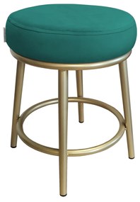 Taboret Ben noga metalowa złota MG20