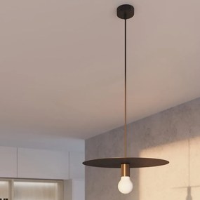 Czarna lampa wisząca ø 40 cm Livago – Nice Lamps