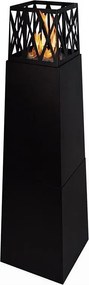 Kominek ogrodowy na bioetanol Vulcano Nero 40x40x145mm