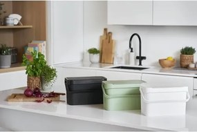 SmartStore Plastikowy kosz na odpady organiczne Collect, biały, 5 l