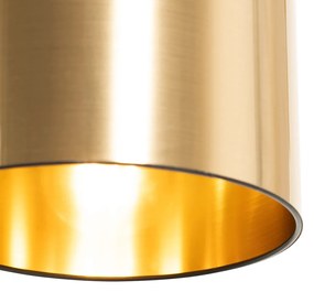 Inteligentna lampa podłogowa czarna ze złotem, w tym WiFi A60 - Lofty Nowoczesny Oswietlenie wewnetrzne