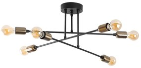 Czarna lampa sufitowa Fleur – Opviq lights
