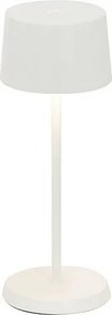 Lampa stołowa LED Zafferano OLIVIA PRO MICRO White z możliwością ładowania i ściemniania