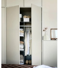 Kremowa szafa modułowa z litego drewna sosnowego 200x250 cm Daily – vtwonen