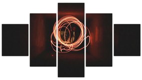 Obraz - linie w tunelu (125x70 cm)