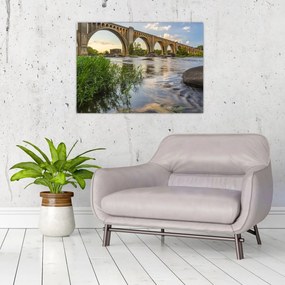 Obraz na szkle - Most kolejowy w Richmond (70x50 cm)