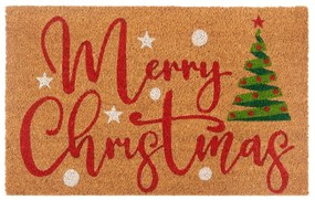 Wycieraczka z włókna kokosowego ze świątecznym motywem 40x70 cm Merry Christmas – Hanse Home