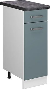 Szafka dolna do kuchni niebiesko-szary 30x60x81.6 r-line