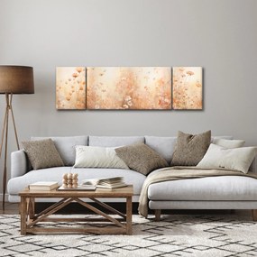 Obraz - Wzór dzikich kwiatów (170x50 cm)