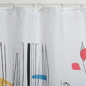 Zasłona prysznicowa 180x200 cm Faces – Spirella