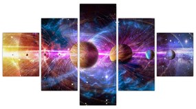 Obraz - Układ Słoneczny (125x70 cm)